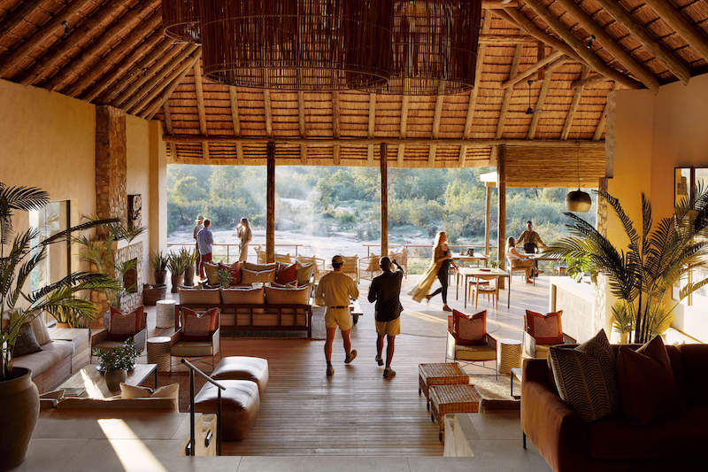 Main lodge at the Varty's Londolozi private game reserve, South Africa luxury safaris with Sandgrouse Travel 