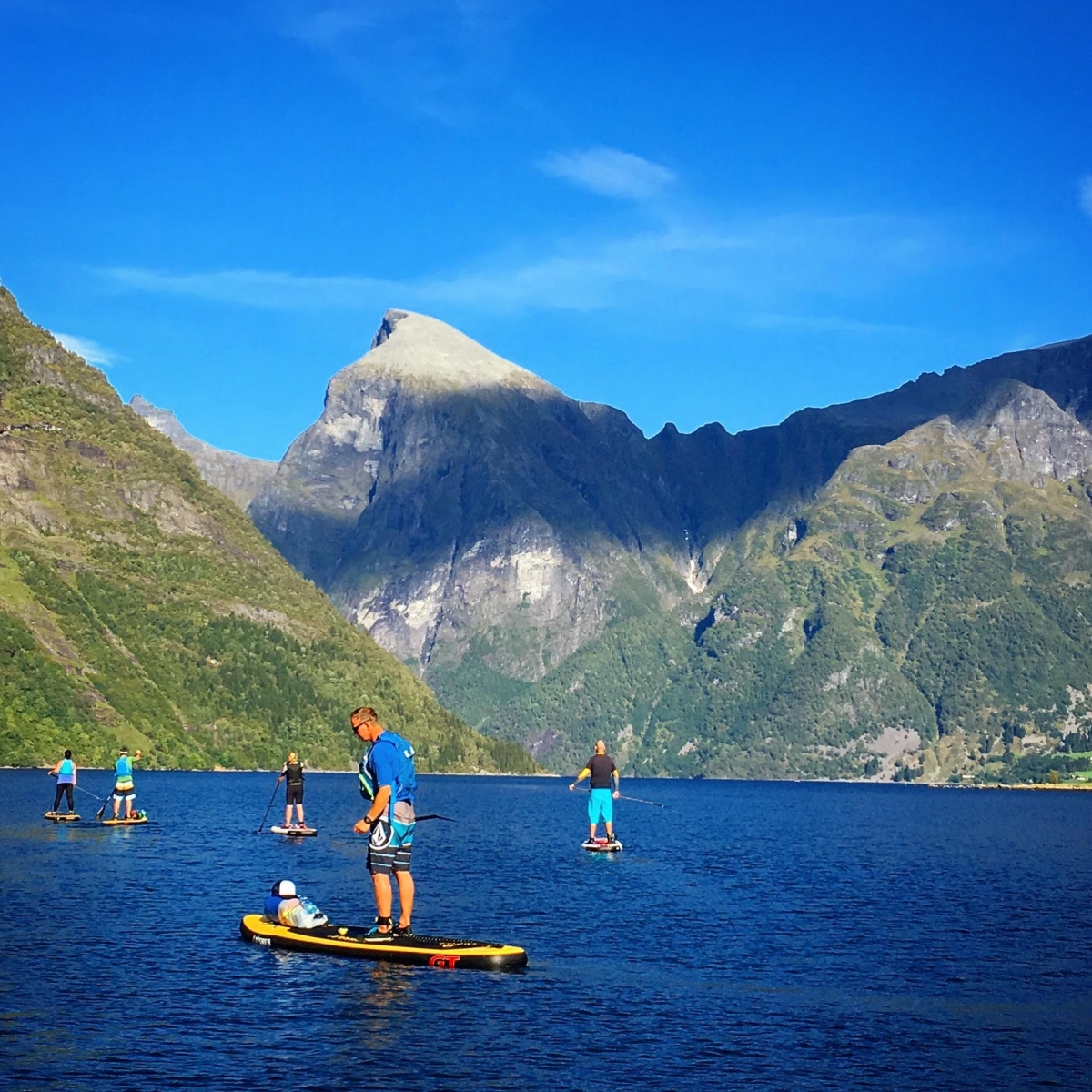 SUP time in the Norwegian fjords! Private crusing at it's best