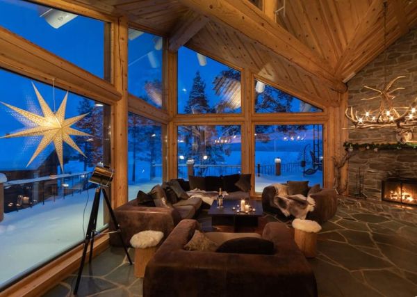 Christmas in Finland Luxury Chalet